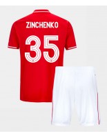 Otroške Nogometnih dresov Nottingham Forest Oleksandr Zinchenko #35 Domači 2025-26 Kratki rokavi (+ hlače)